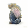 Agate Amethyst Cave Carving of a Western Dragon 1.54kg