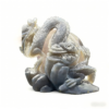 Agate Amethyst Cave Carving of a Chinese Dragon 1.36kg
