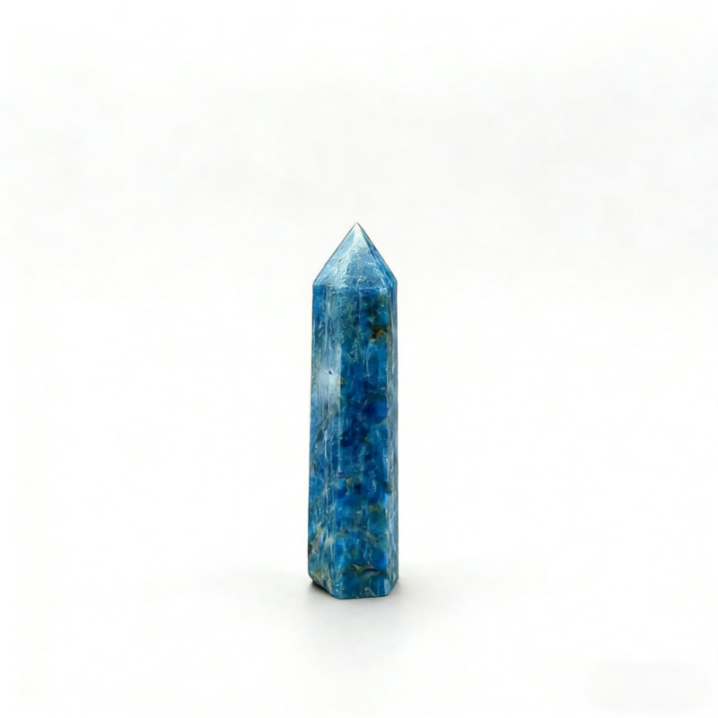 Blue Apatite Tower 1KG | Crystal Point for Motivation, Insight & Inspired Action