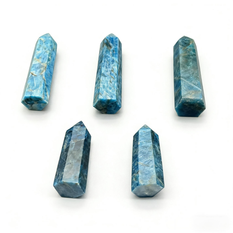 Blue Apatite Tower 1KG | Crystal Point for Motivation, Insight & Inspired Action