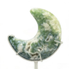 Moss Agate Moon | Calming Crystal for Growth & Harmony