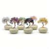 Hot Selling High Quality Gemstone Spiritual Product Healing Crystal Craft Mixed Material Gravel Money Tree for Home Decoration
